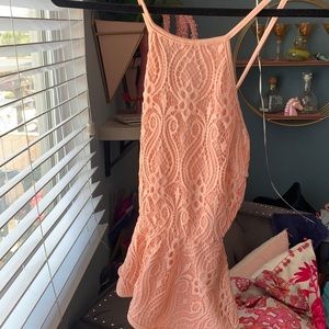 Skirt bottom tank top